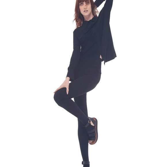 Norma Kamali Legging wth Footie - Picture 2 of 4